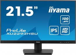Monitor ProLite XU2293HSU-B6 21.5 cala IPS,100Hz,FHD,1ms,HDMI,DP,2xUSB,2x2W, FreeSync