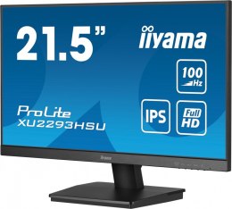 Monitor ProLite XU2293HSU-B6 21.5 cala IPS,100Hz,FHD,1ms,HDMI,DP,2xUSB,2x2W, FreeSync