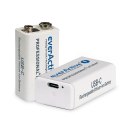 Akumulator 6F22/9V Li-ion 550 mAh USB-C