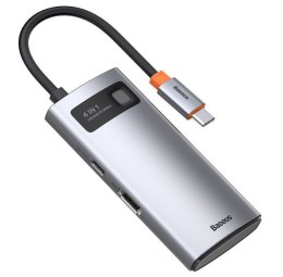 BASEUS HUB 4W1 METAL GLEAM 4W1 USB-C HUB