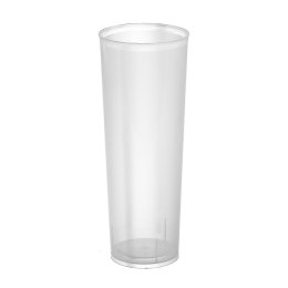 Zestaw szklanek wielokrotnego użytku Algon Rura Przezroczysty 10 Części 300 ml (50 Sztuk)