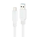 Kabel USB-C do USB NANOCABLE 10.01.4002-W Biały 2 m