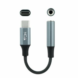 Adapter USB C na Jack 3.5 mm NANOCABLE 10.24.1204 Szary