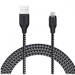 CB-AM2 nylonowy kabel Quick Charge micro USB-USB | 2m | 480 Mbps
