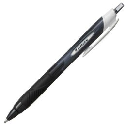 Długopis z płynnym atramentem Uni-Ball Czarny (12 Sztuk)