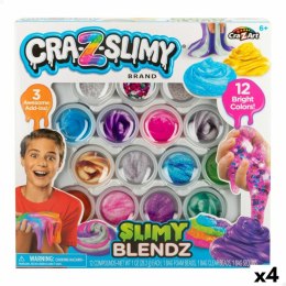Zabawa z Plasteliną Cra-Z-Art Slimy Blendz (4 Sztuk) Slime