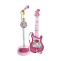 Gitara Dziecięca Disney Princess Mikrofon Różowy Księżniczki Disneya