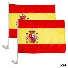Car flag holder Colorbaby 45 x 30 cm Hiszpania 2 Części 24 Sztuk