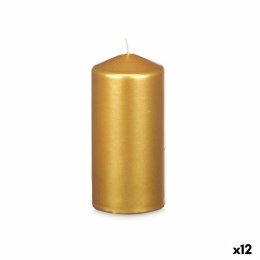 Świeca Złoty 7 x 15,5 x 7 cm (12 Sztuk)