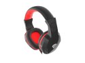 Słuchawki dla graczy Argon 100 z mikrofonem czarno-czerwone