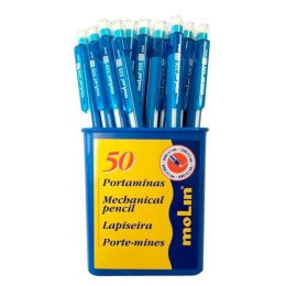 Mechanical pencil set Molin Niebieski 0,5 mm (50 Części)