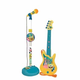 Gitara Dziecięca Spongebob Mikrofonem Karaoke