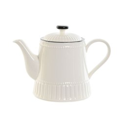 Dzbanek na herbatę Home ESPRIT Biały Czarny Porcelana 1 L