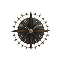 Zegar Ścienny Home ESPRIT Czarny Złoty Żelazo Kompas Vintage 80 x 7,5 x 80 cm