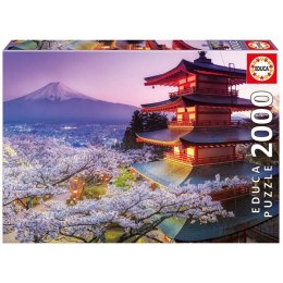 Układanka puzzle Educa Mount Fuji Japan 2000 Części