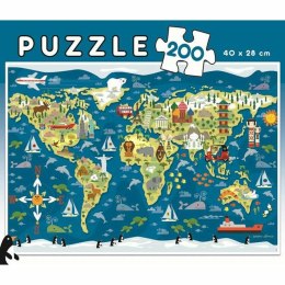 Puzzle dla dzieci Educa Mapamundi (200 pcs)
