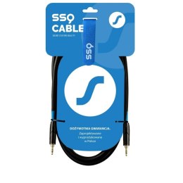 Kabel Audio Jack (3,5 mm) Sound station quality (SSQ) SS-1425 Czarny 2 m