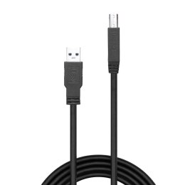 Kabel USB A na USB B LINDY 43098 10 m Czarny