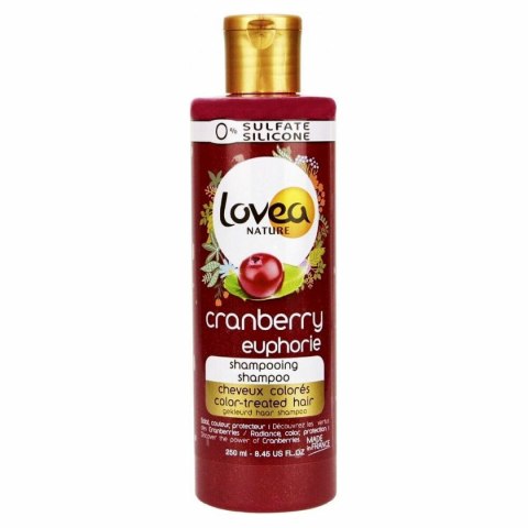 Szampon do włosów farbowanych Lovea Nature Cranberry Euphorie (250 ml)
