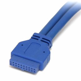 Kabel USB Startech USB3SPNLAFHD IDC USB A Niebieski