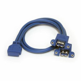 Kabel USB Startech USB3SPNLAFHD IDC USB A Niebieski