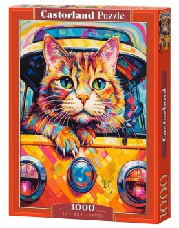 Puzzle 1000 elementów Cat Bus Travel