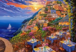 Puzzle 1500 elementów Romantyczny wieczór w Positano Włochy