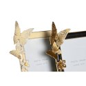 Ramka na Zdjęcia DKD Home Decor 21 x 3 x 25 cm Szkło Czarny Beżowy Złoty Żywica Motyle Shabby Chic (2 Sztuk)