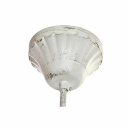 Lampa Sufitowa DKD Home Decor Biały Metal Jodła Plastikowy 40 W Romantyczny Wytrawianie 220 V 65 x 65 x 53 cm