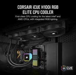 CORSAIR iCUE H100i ELITE RGB Chłodzenie procesora cieczą Corsair