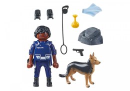 Figurka Special Plus 71162 Policjant z psem tropiącym