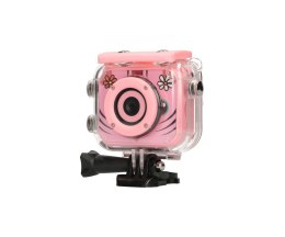 Extralink Kids Camera H18 Różowa | Kamera | 1080P 30fps, IP68, wyświetlacz 2.0