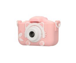 Extralink Kids Camera H27 Single Różowy | Aparat cyfrowy | 1080P 30fps, wyświetlacz 2.0