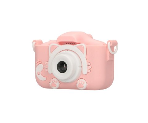 Extralink Kids Camera H27 Single Różowy | Aparat cyfrowy | 1080P 30fps, wyświetlacz 2.0"