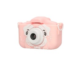 Extralink Kids Camera H28 Dual Różowy | Aparat cyfrowy | 1080P 30fps, wyświetlacz 2.0