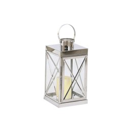 Lampa Home ESPRIT Srebrzysty Szkło Stal Chromowanie 22 x 20 x 50 cm (4 Części)