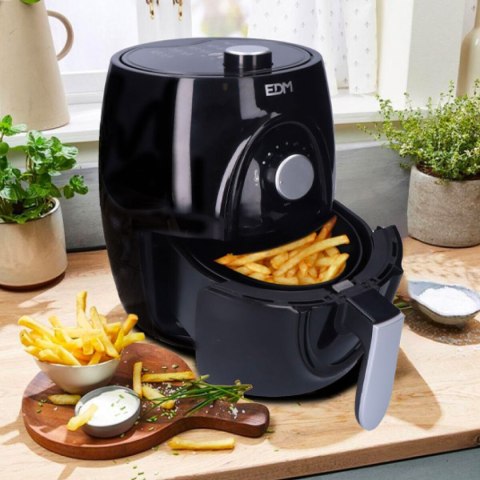 Frytkownica na gorące powietrze EDM 07654 1400 W 3,6 L Wielokolorowy Frytkownica na gorące powietrze EDM 07654 1400 W 3,6 L Wielokolorowy