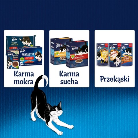 PURINA Felix Fantastic: wiejskie smaki - karma dla kota - 24 x 85g PURINA Felix Fantastic: wiejskie smaki - karma dla kota - 24 x 85g