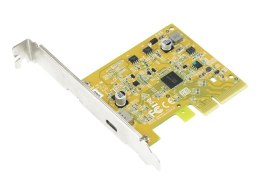 IO Sunix PCIe3.0 x4 1xUSB Type-C 3.2 Gen2x2 (USB2321C) LP z niskoprofilowym uchwytem