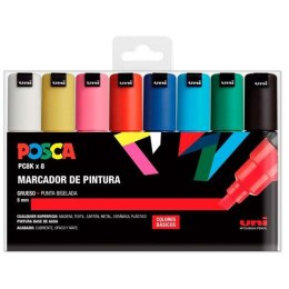Zestaw markerów POSCA PC-8K Wielokolorowy 8 mm 8 Części