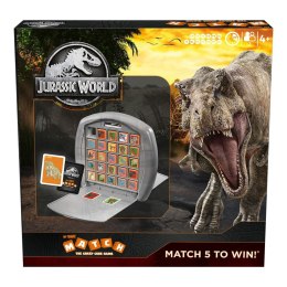 Gra Pamięciowa Jurassic World Match Wielokolorowy (Inglés, Alemán)