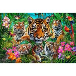 Układanka puzzle Educa Tiger jungle 500 Części