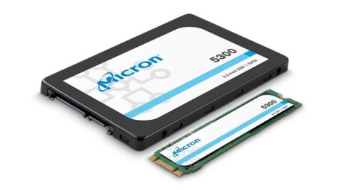 Dysk SSD Micron 5300 MAX 480GB SATA 2.5" MTFDDAK480TDT-1AW1ZABYY (DWPD 5)