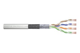 Kabel typu linka DIGITUS kat.5e, SF/UTP, AWG 26/7,PVC, 100m, szary, karton