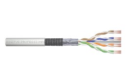 Kabel typu linka DIGITUS kat.6, SF/UTP, AWG 26/7,LSOH, 305m, szary, szpula
