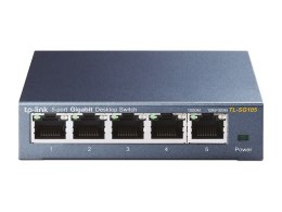 TP-Link TL-SG105 switch niezarządzalny L2 Gigabit Ethernet (10/100/1000) Czarny