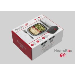 Pojemnik na Lunch HeatsBox HB-04-102B Czarny Prostokątny 0,925 l
