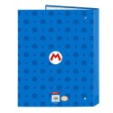 Segregator Super Mario Play Niebieski Czerwony A4 26.5 x 33 x 4 cm