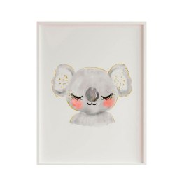 Obraz Crochetts Wielokolorowy Drewno MDF 33 x 43 x 2 cm Koala