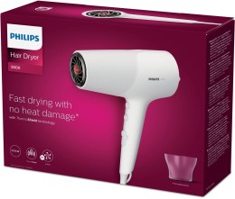 Philips | Suszarka do włosów | BHD500/00 | 2100 W | Liczba ustawień temperatury 3 | Funkcja jonowa | Biały